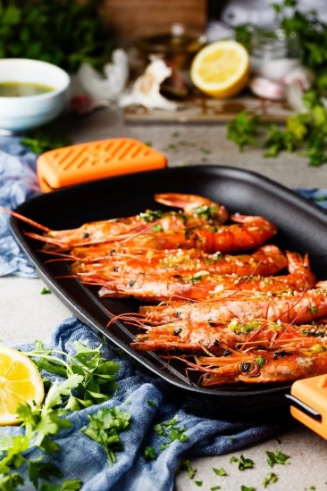 Grillsütő tálca, öntöttvas, 33 x 22 cm, "Efficient Iron" - BRA