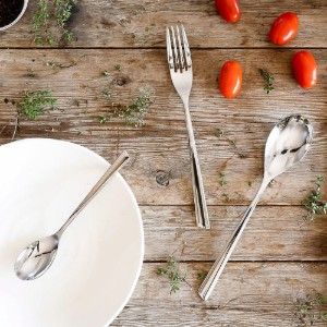 Rozsdamentes acél evőeszközkészlet, 24 darabos, "Bari" - BRA