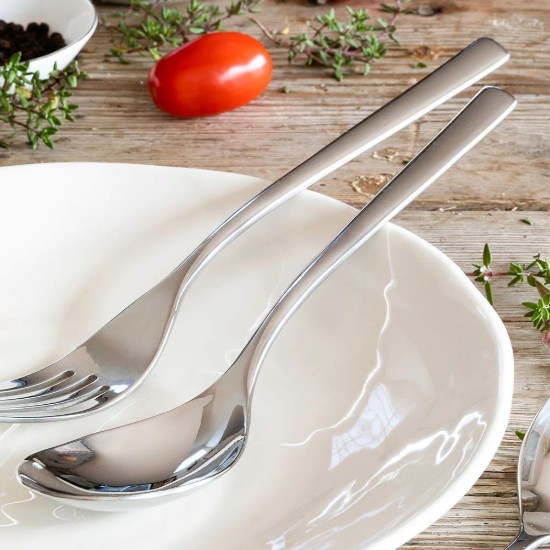 Rozsdamentes acél evőeszközkészlet, 24 darabos, "Bari" - BRA