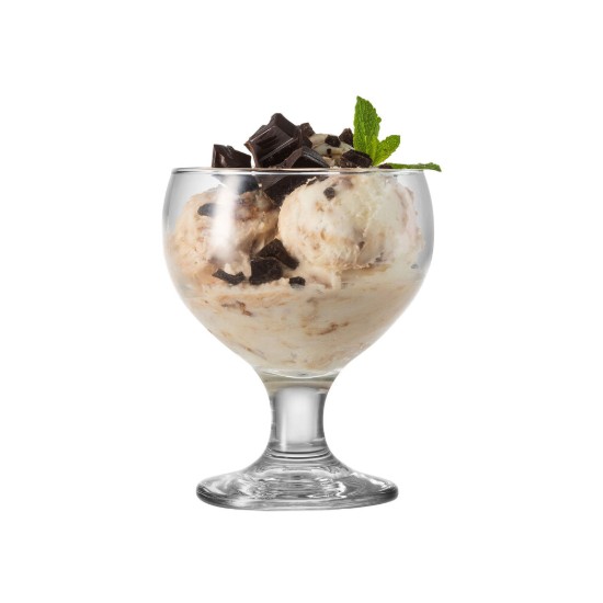 2 fagylaltcsészéből álló készlet, üvegből, 350 ml "Palm" - Borgonovo