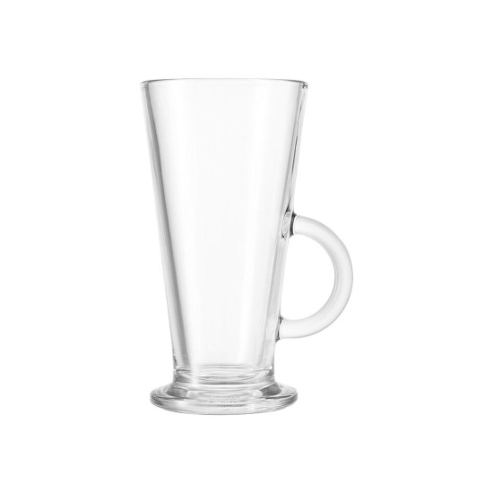 Latte csésze, üvegből, 280 ml, "Conic" - Borgonovo