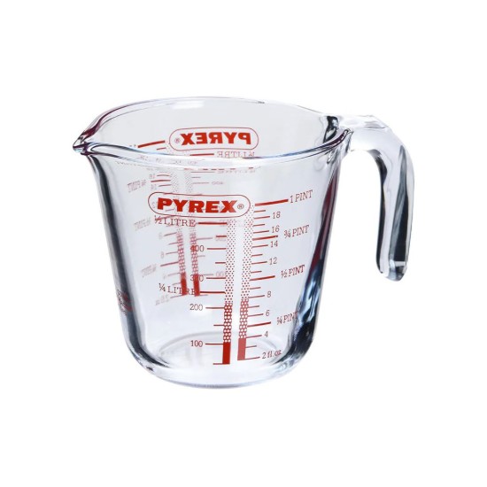 Pyrex - 500 ml - es  "Classic" mércézett pohár hőálló üvegből