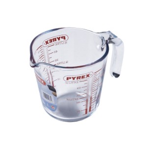 Pyrex - 500 ml - es  "Classic" mércézett pohár hőálló üvegből