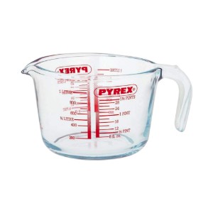 Pyrex - 1000 ml-es  "Classic" mércézett boroszilikát üveg pohár