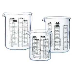 Pyrex - "Classic" Mércézett bögre, boroszilikát üveg, 750ml