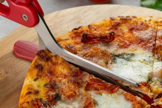 2 az 1-ben pizzavágó olló, rozsdamentes acél, "Cuisipro" - Grunwerg
