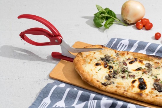 2 az 1-ben pizzavágó olló, rozsdamentes acél, "Cuisipro" - Grunwerg
