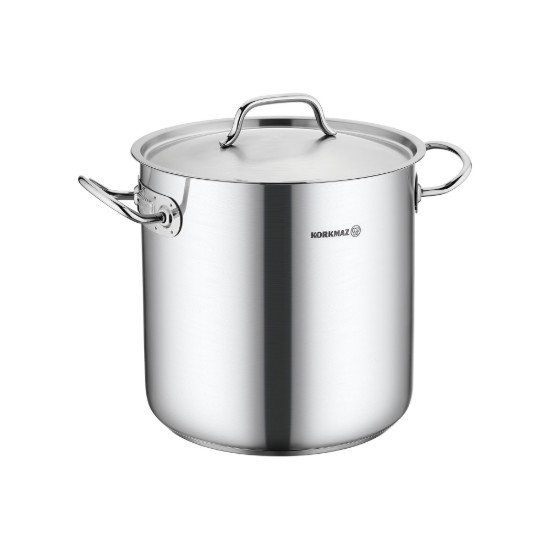Főzőedény, rozsdamentes acél, fedővel, 16 cm / 3 L, "Proline Gastro" - Korkmaz