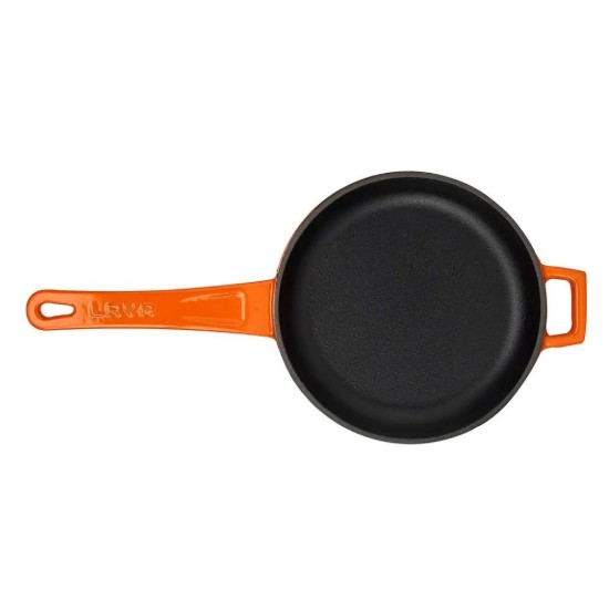 Öntöttvas serpenyő, 16 cm, Narancssárga - LAVA