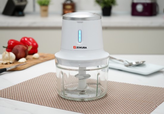 Vezeték nélküli aprító, 1 L, 200W - Zokura