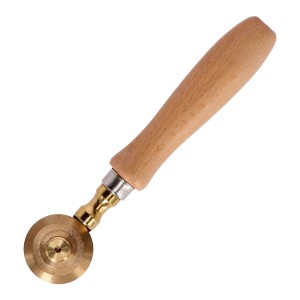 Vágó tészta, egyenes penge, sárgaréz, 38 mm - Zokura