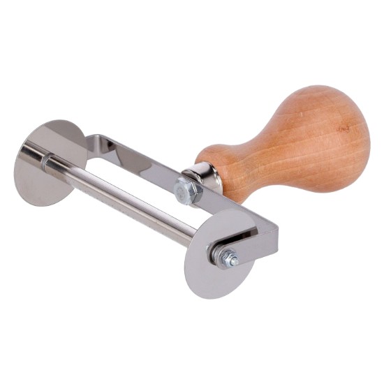 Tésztavágó, egyenes pengével, rozsdamentes acél, 106 mm - Zokura