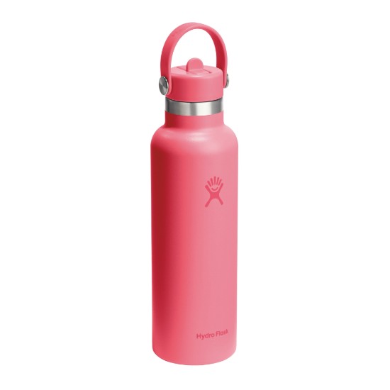 Hőszigetelt palack, rozsdamentes acél, 620 ml, "Standard Straw", Popstar Pink - Hydro Flask