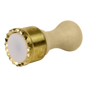Ravioli tészta vágására szolgáló bélyegző, sárgarézből, 50 mm - Zokura