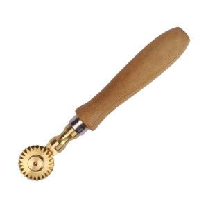 Tésztavágó, sárgaréz recés pengével, 30 mm - Zokura
