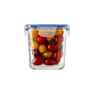 Élelmiszertartály, 830 ml, üvegből, Superblock - Borgonovo