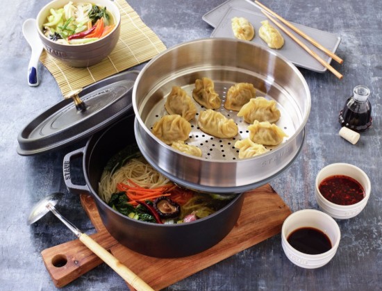 Gőzölő tartozék, rozsdamentes acél, 24 cm - Staub