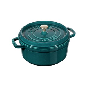 Cocotte főzőedény, öntöttvas, 24 cm / 3,7 L, "La Mer" - Staub