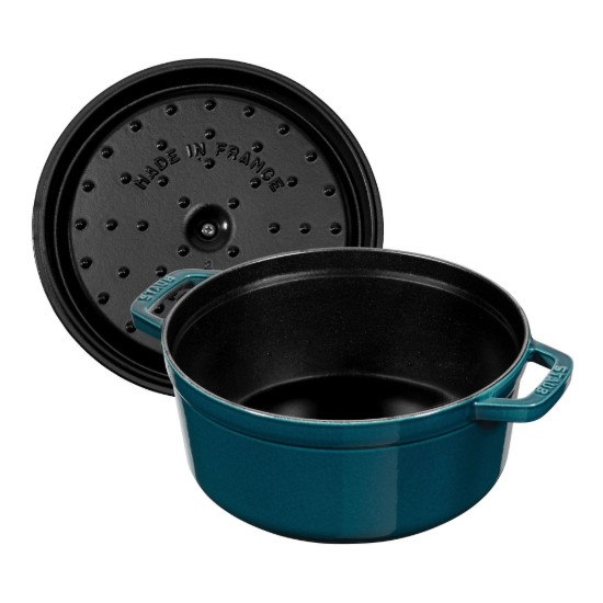 Cocotte főzőedény, öntöttvas, 24 cm / 3,7 L, "La Mer" - Staub