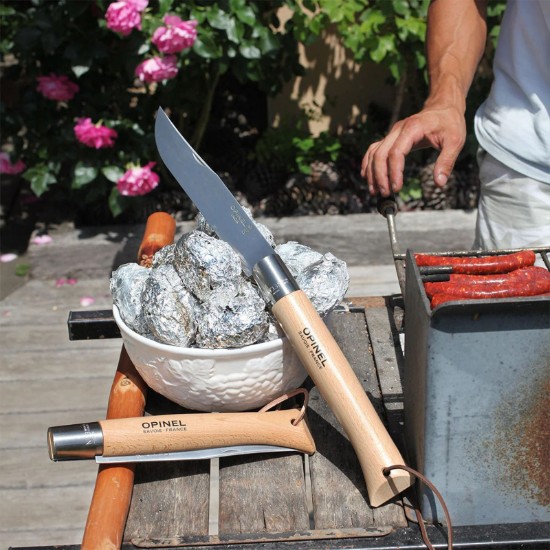 Összecsukható kés N°13, rozsdamentes acél, penge 22 cm, "Tradition Inox" - Opinel