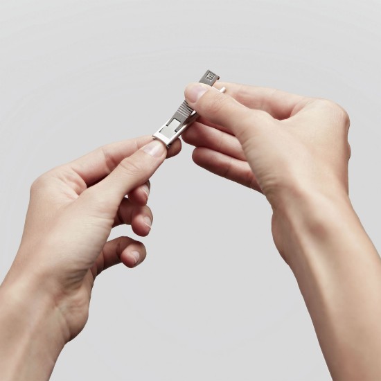 Kompakt körömvágó, rozsdamentes acél, 59 mm, fekete védőbőr tok - Zwilling PREMIUM