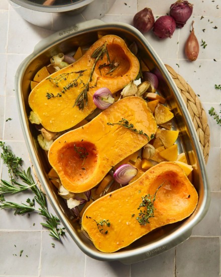 Steak tálca, rozsdamentes acél, 38 x 26 cm - de Buyer