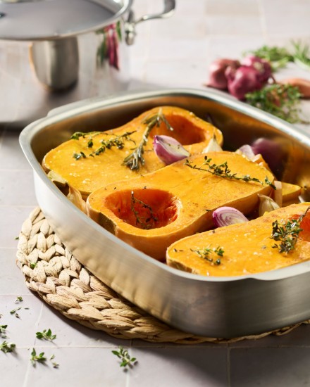 Steak tálca, rozsdamentes acél, 38 x 26 cm - de Buyer