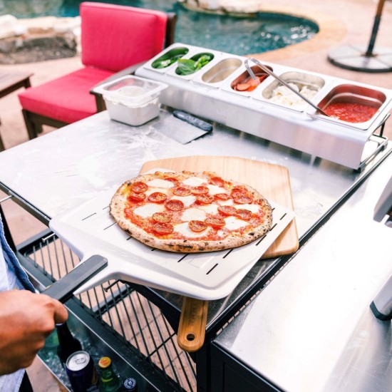 Perforált pizzalapát, alumínium, 30 cm - Ooni