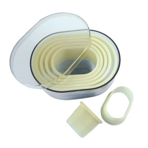 7 darabos ovális süteménykiszúró készlet, műanyag - de Buyer