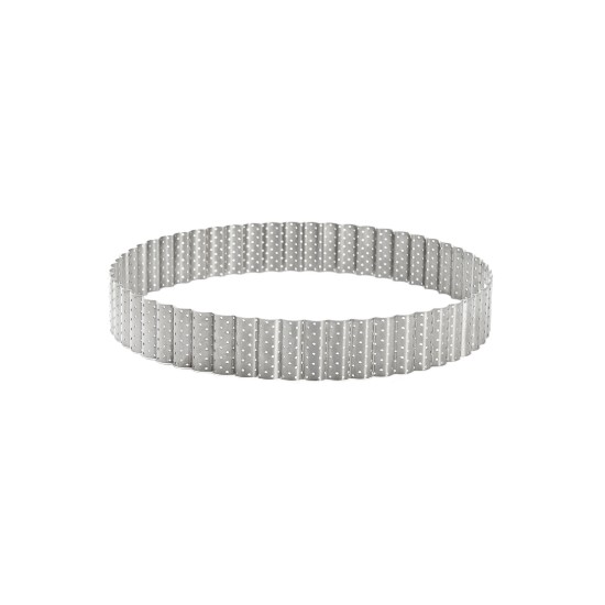 Lyukas, bordázott tortaforma, rozsdamentes acél, 20 cm – de Buyer
