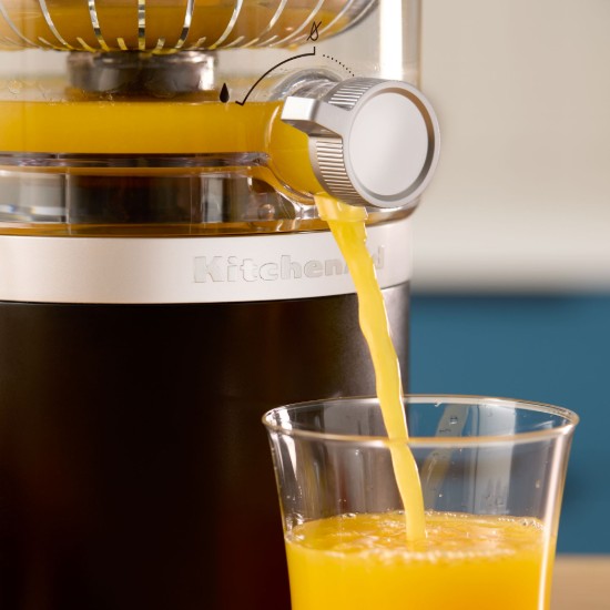 Go Cordless citrusgyümölcs gyümölcsle, akkumulátor nélkül, 0,47L, matt fekete - KitchenAid