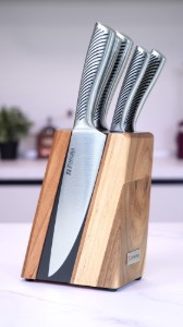 6 részes késkészlet, mágneses blokk - Zokura