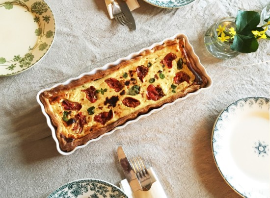 Tortás sütőtál, kerámia, 36x15 cm/1,3 L, Clay - Emile Henry