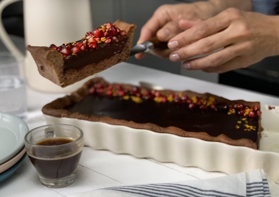 Tortás sütőtál, kerámia, 36x15 cm/1,3 L, Clay - Emile Henry