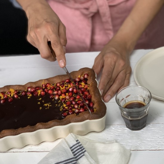 Tortás sütőtál, kerámia, 36x15 cm/1,3 L, Clay - Emile Henry
