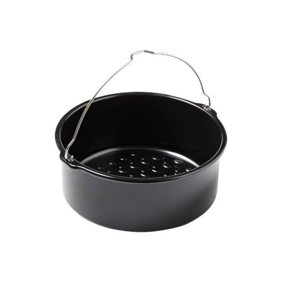 Kerek légkeveréses fritőz tartály, acél, 19 cm - Pyrex