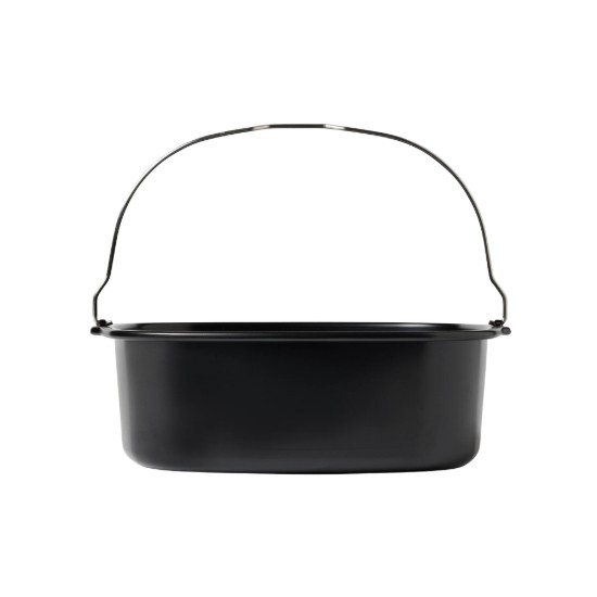 Négyzet alakú légkeveréses fritőz tartály, acél, 21 x 20 cm - Pyrex