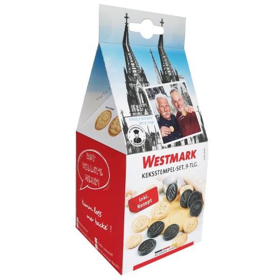 Sütibélyegző készlet, 9 darabos, szilikon - Westmark