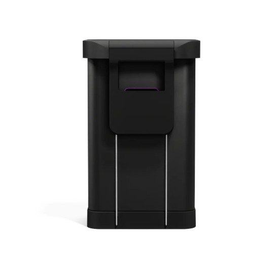 Téglalap alakú szemetes, 45 L, pedállal, Matte Black - simplehuman
