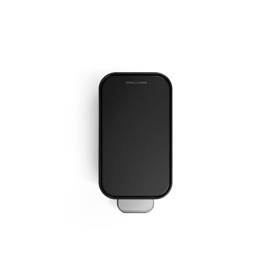 Szemetes pedálral, 5 literes, rozsdamentes acél, Matte Black - simplehuman