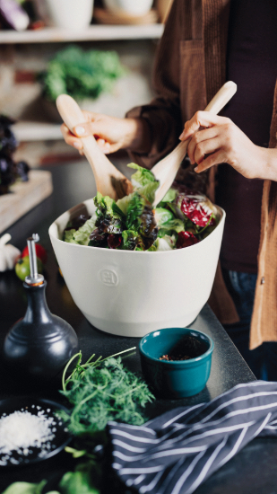 Salátástál, kerámia, 19 cm/2,3 L, Clay - Emile Henry