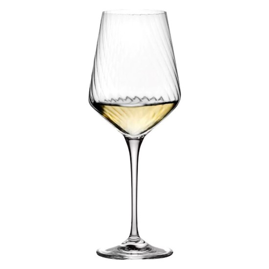 6 fehérboros pohárból álló készlet, kristályos pohárból, 450 ml, "Avant-Garde Lumi" - Krosno