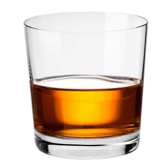 6 whiskey pohár készlet, üvegből készült, 430 ml, "DIVINE" - Krosno
