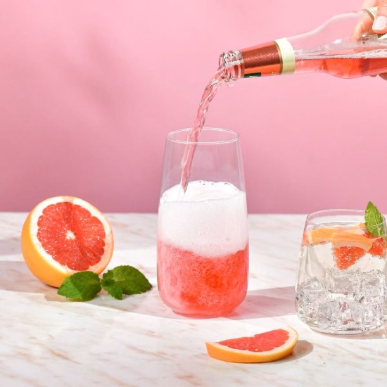 6 magas ivópohár készlet, üvegből készült, 700 ml, "modern" - Krosno