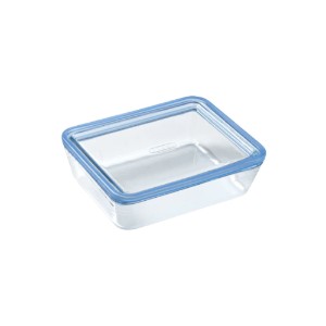 Ételtároló edény hőálló üvegfedéllel, 22 x 17 cm / 1,5 l, "Pure Glass" - Pyrex