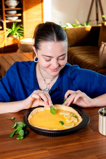 Tortaforma, szénacél, 25 cm, "Glide" - Pyrex