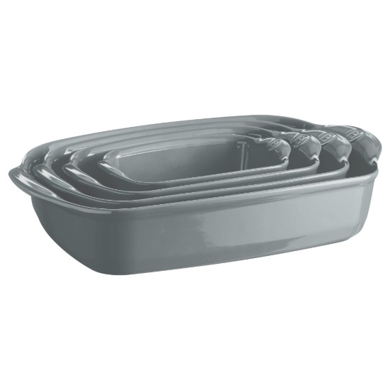 Téglalap alakú sütőtál, kerámia, 36,5x23,5cm/2,7L, Pearl - Emile Henry