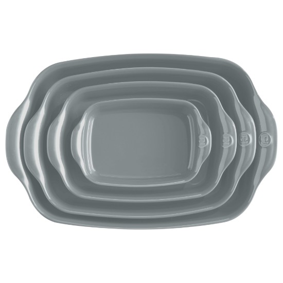 Téglalap alakú sütőtál, kerámia, 22x14,5cm/0,7L, Pearl - Emile Henry