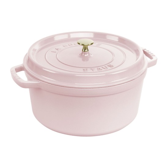 Cocotte főzőedény, öntöttvas, 28 cm / 6,7 L, Sorbet Rose - Staub