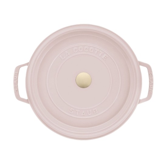 Cocotte főzőedény, öntöttvas, 28 cm / 6,7 L, Sorbet Rose - Staub